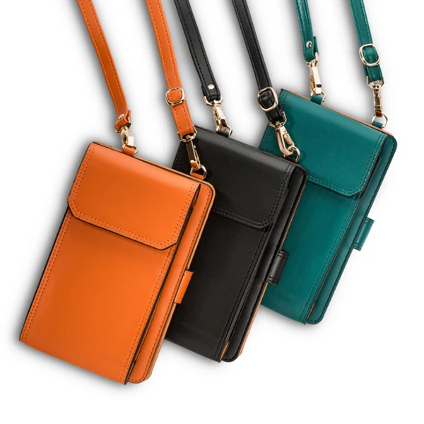PB005  New fashion travel small square bags crossbody wallet cell phone bag with shoulder strap