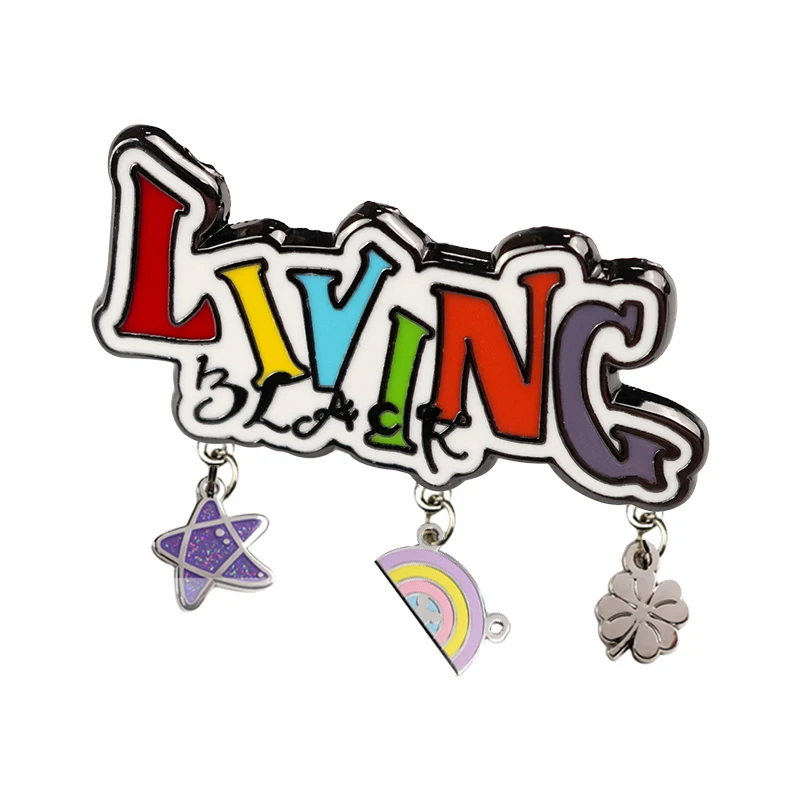 Custom logo design personalised enamel fridge magnet wholesale souvenir decoration refrigerator magnet pendant