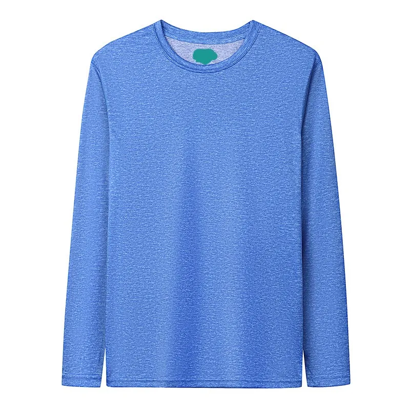 China factory  men cotton  t shirt plus-size round neck  tshirts blank long sleeve cheap price tshirts for men