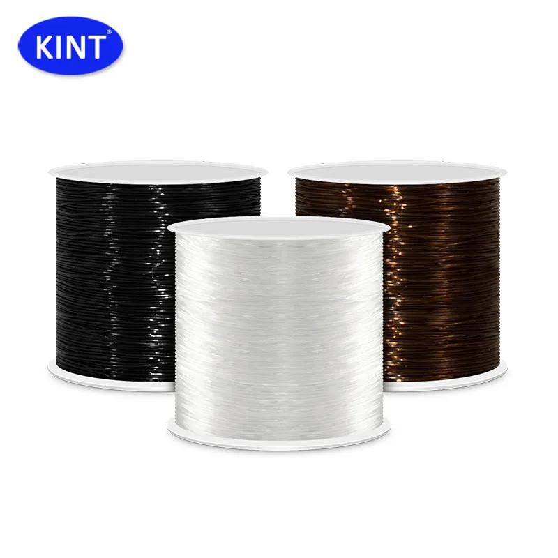 0.6mm-1.0mm Small Roll Round Crystal Transparent Elastic Thread For Manual Diy Weaving
