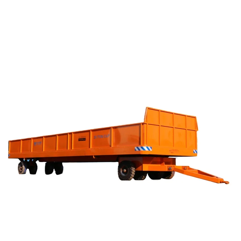 Custom 10 Ton BWT transfer cart -materials transfer trailer for handling steel parts