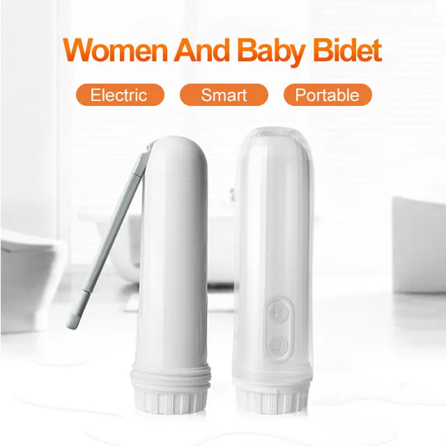 In stock 3 colors personal use bidet hand baby care electric portable bidet travel sprayer
