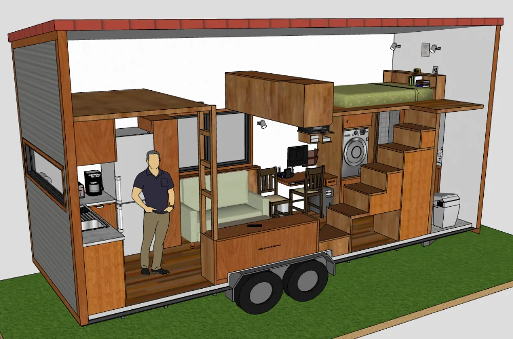 2019tiny house travel trailer prefab small modular guest house tiny home on wheels prefabricated wooden house romania