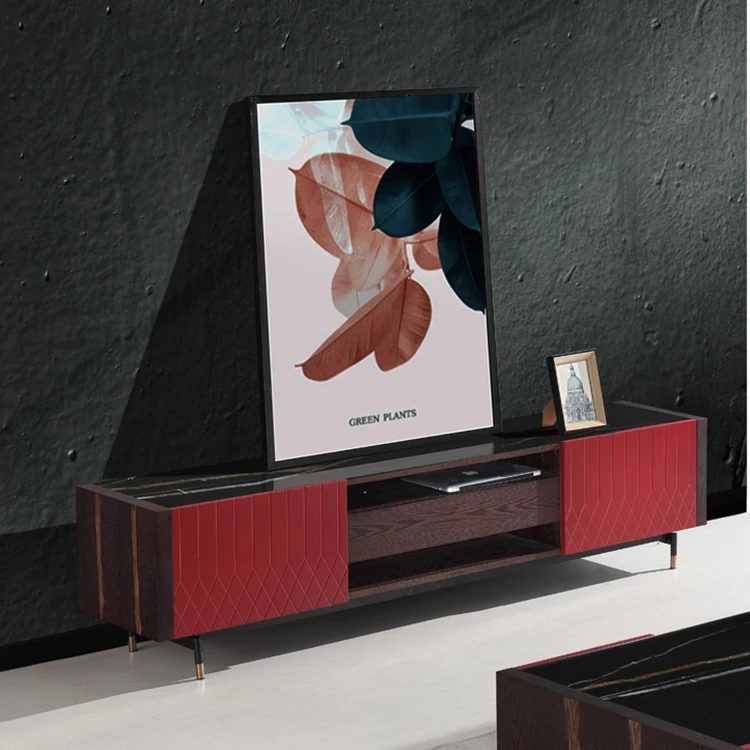 SK1908F Экологически чистая индивидуальная мебель для дома в современном стиле Гостиная ТВ шкаф
