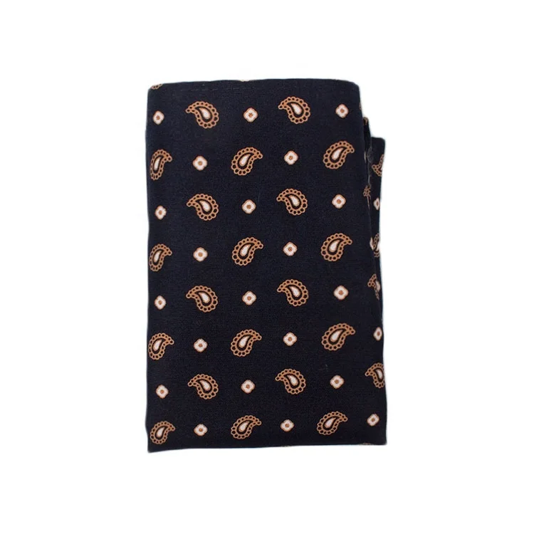 Classic Plaid leaf Polyester Pocket Square 24cm Men Black  Hanky Party Daily Handkerchief Tuxedo Gift Accessory