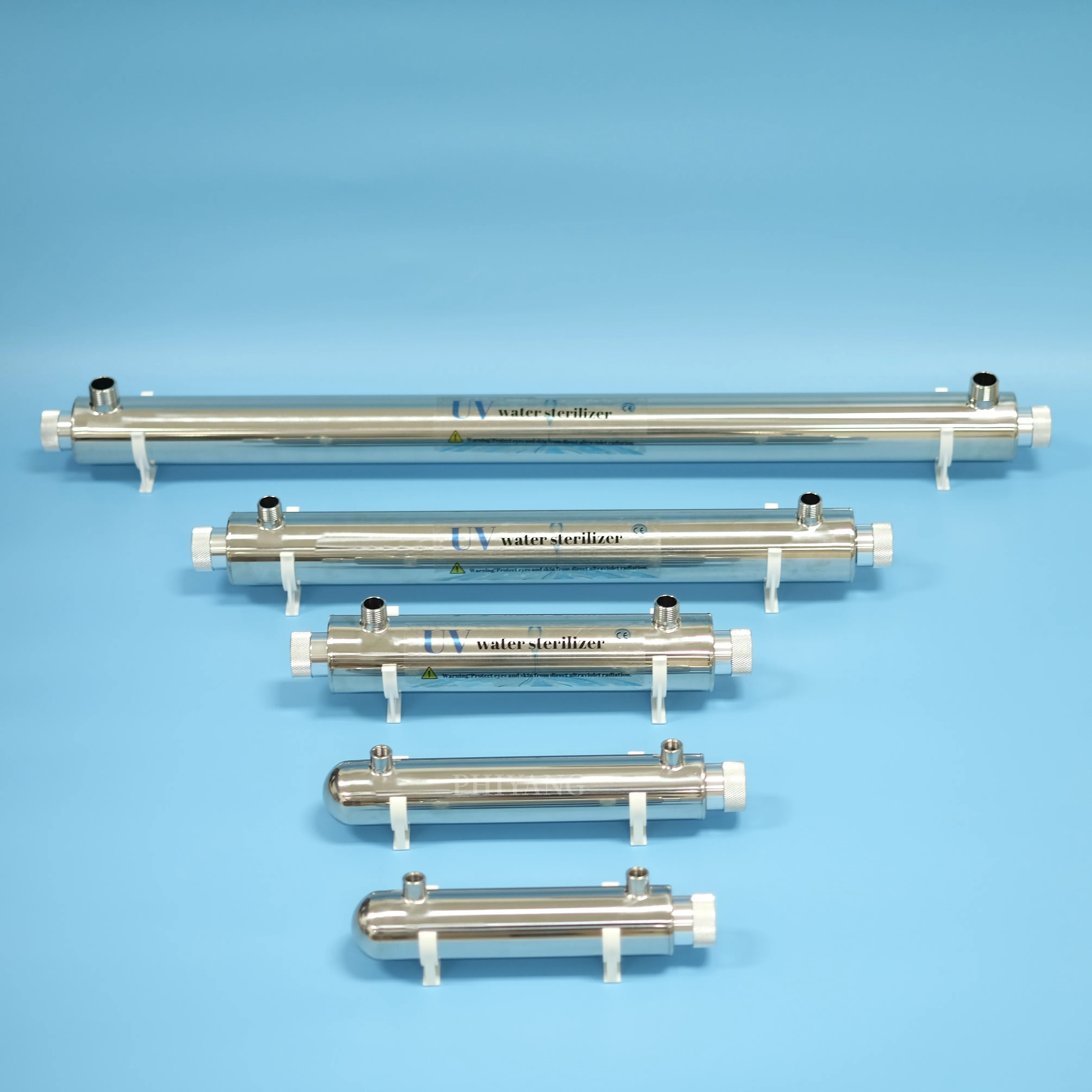 16w 0.4M3/Hr 2gpm Uv Water Filter Home Use Uv Sterilizer Stable and Efficient Water Treatment Equipment