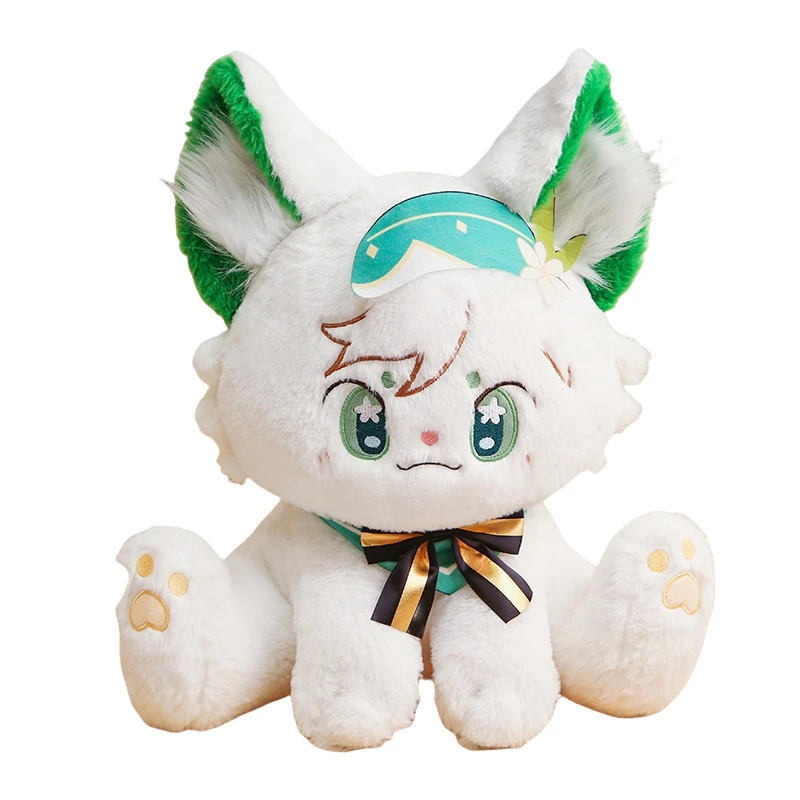 30-40CM Genshin Anime Plush Cute Soft Stuffed Kaedehara Kazuha Figure Plush Toy Cat ear Cos Factory Cheap Plush Doll Anime game