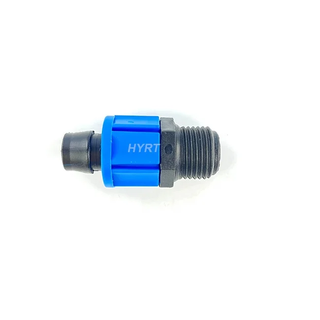 Chinese products drip fitting connectors lock male thread for greenhouse agriculture irrigation system