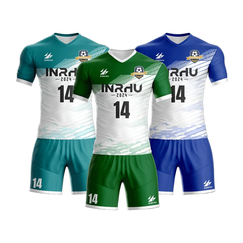 2024 Newest Design Men Boxy Football Jersey Polyester Fabric Custom Printing Soccer Shirts Football Jersey