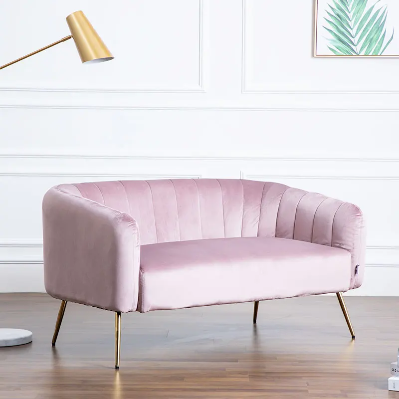 Бархатная Женская танцевальная обувь 2-местный диван-кровать производитель сидения двойной диван шезлонг двухместный диван мебель для гостиной
