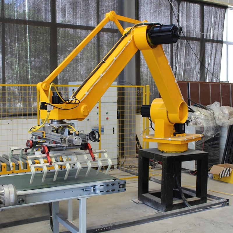 Handling and loading four-axis robot arm Automatic robot palletizer arm carton stacker arm machine