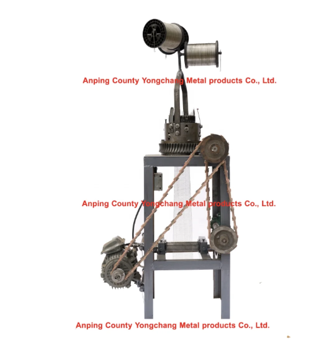 Stainless steel wire threads knit circular knitting machine