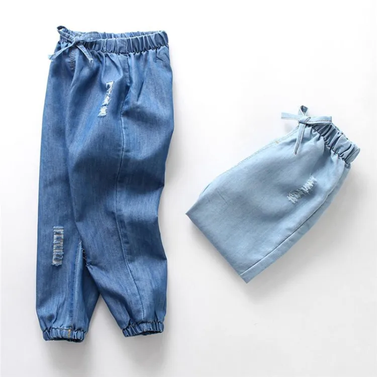 
Luxury Customized Girls Boys Jeans Kids Set Jeans Boy Kids Jeans Pants 