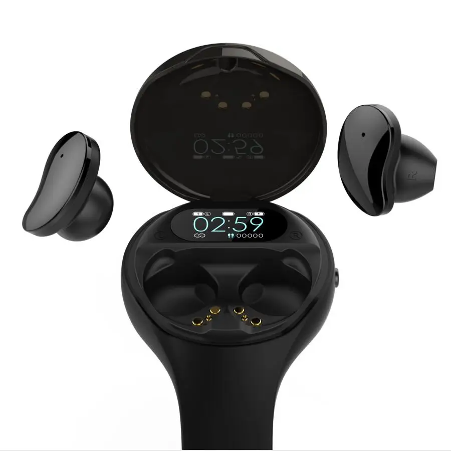New arrival wireless earbuds in smart watch TWS earphone mini headphone in ear