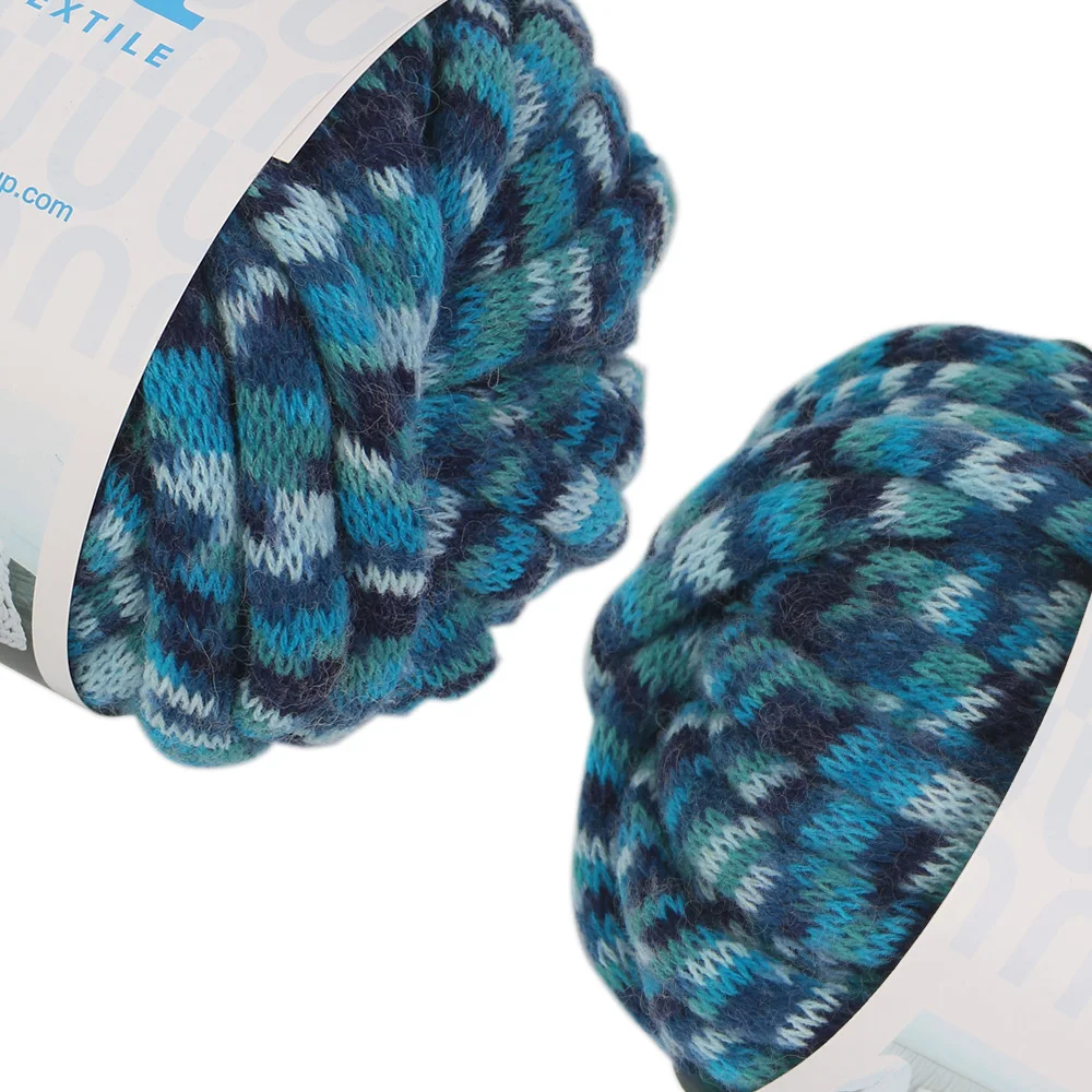 Good Qualities Recycle Polyester Acrylic Blend Yarn For Knitting