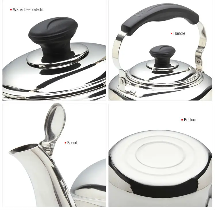 China manufacturer wholesale Factory Promotion Magnetic Prince B-type Piano Kettle Sustainable stocked tea water kettle