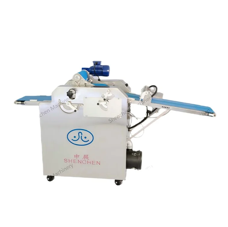 Automatic Electric Croissant Rolling Machine New Condition for Pastry Sheet Rolling Dough Bakery Application