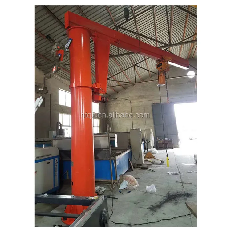 small 0.5 t jib crane work shop ship jib crane 5t slewing jib crane
