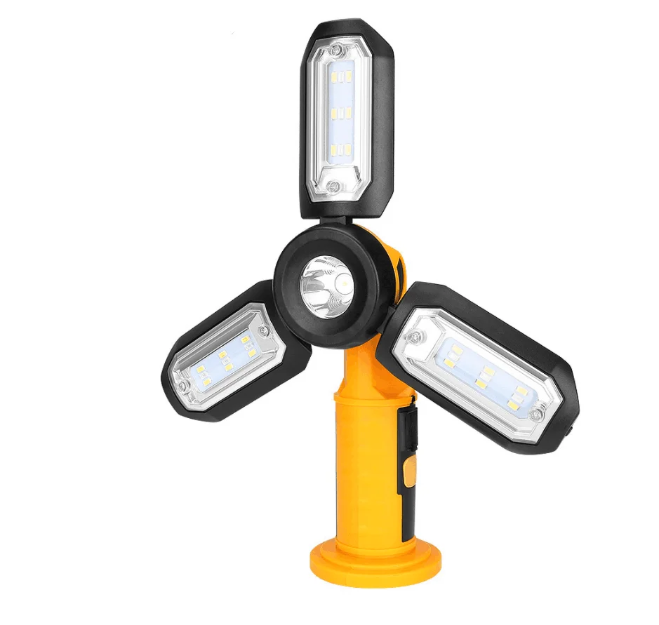 
Multi-function USB rechargeable battery led outdoor lighting car repair emergency flashlight work light 