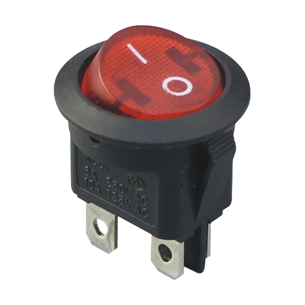  125 В двухполюсный 4 PIN ВКЛ/ВЫКЛ 2 позиции зеленый светодиод 12V перекидной