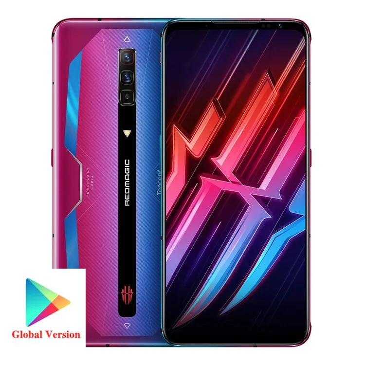 
 Глобальная версия Nubia красный Магия 6 для телефона с мотивами игр игровая 12 Гб 128 Кнопка 888 6,8 