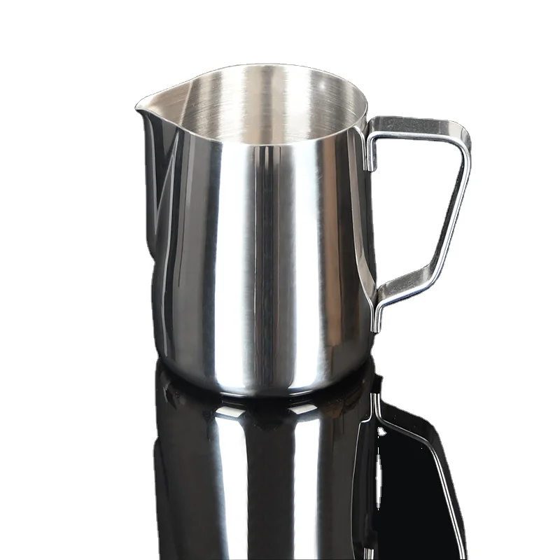 150 to 1000 ml Stainless Steel Barista Tool Coffee Maker Sharp Spout Frothing Steaming Coffee Jug Milk Pitcher