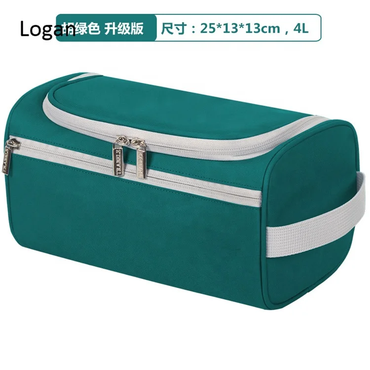 
High quality black Men Dopp bag Hanging Travel Toiletry Bag 