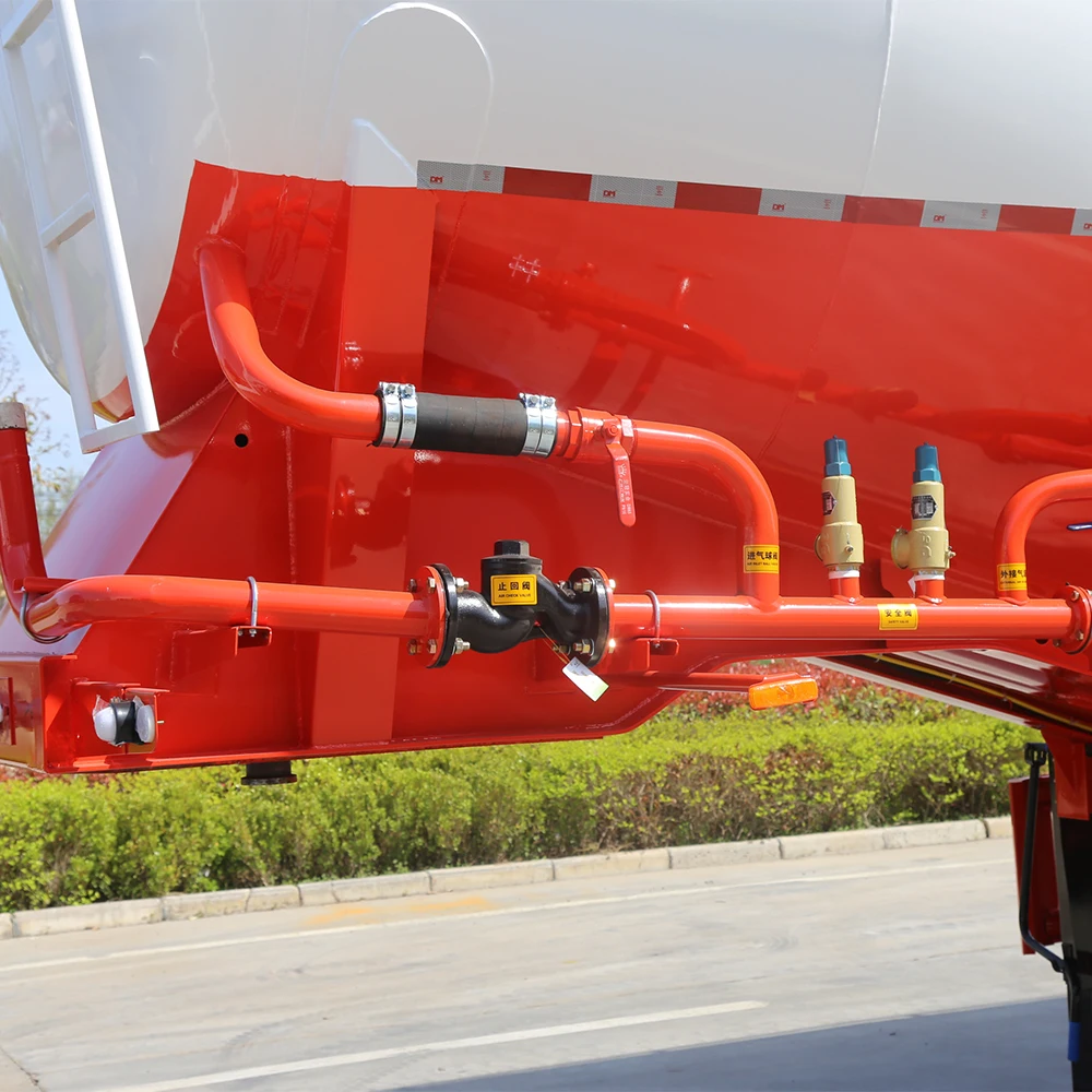 Brand New 3 Axle 40ton 50ton V Type Bulk Cement Tanker Trailer Dry Powder Cement Bulker