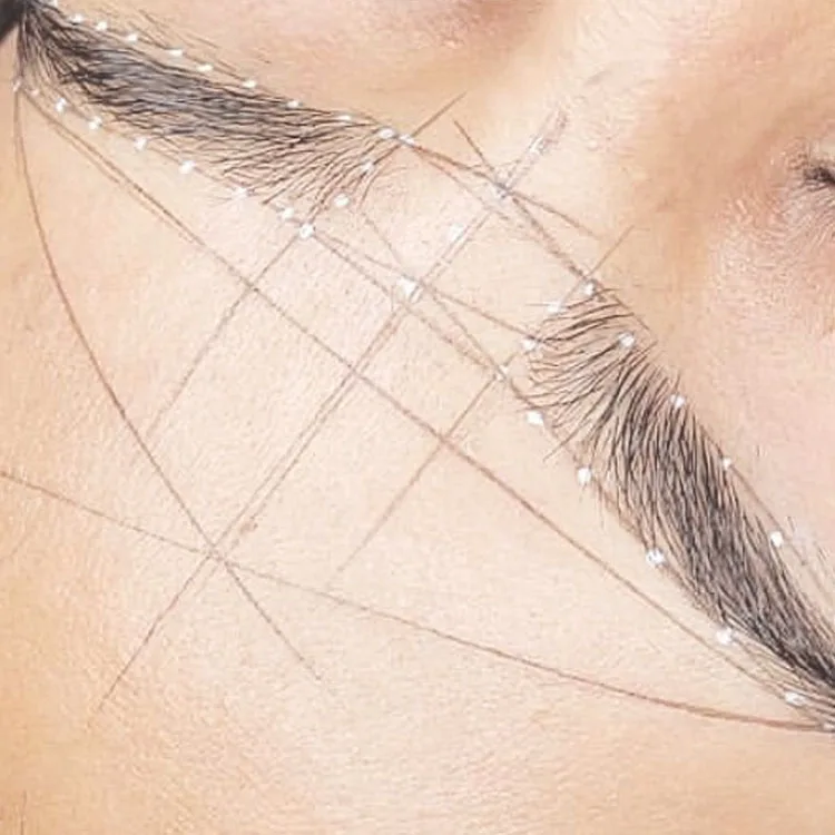 Принадлежности для полуперманентного макияжа академии, предварительно огруженная струна для составления бровей хной, инструмент для составления бровей