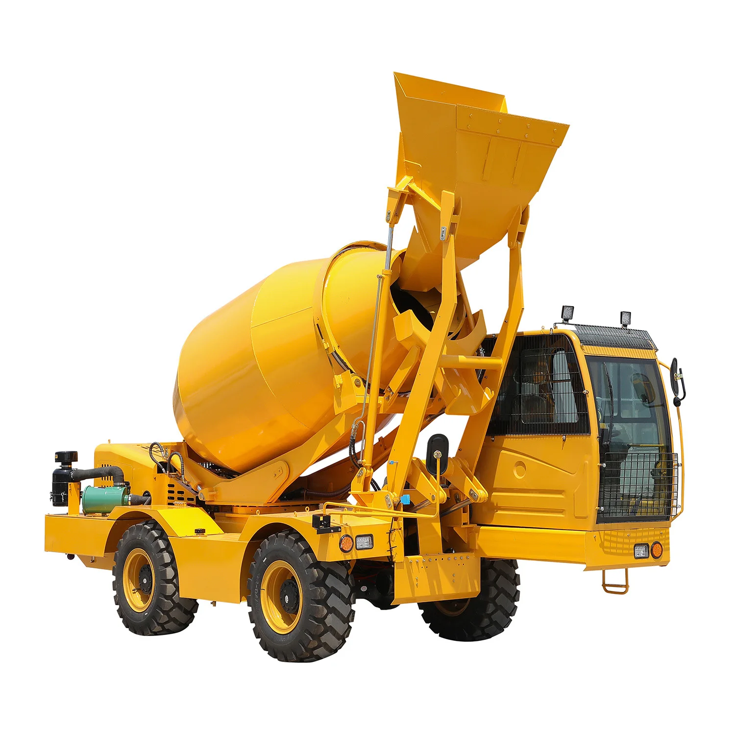 5.5cbm Sales Service Provided and New Condition Self Loading Concrete Mixer