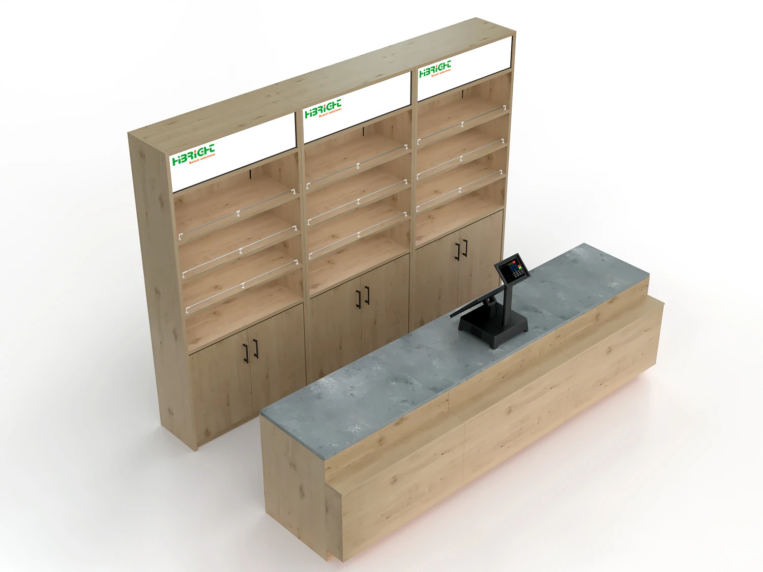Shop Cash Register Convenience Store Counter Checkout Table