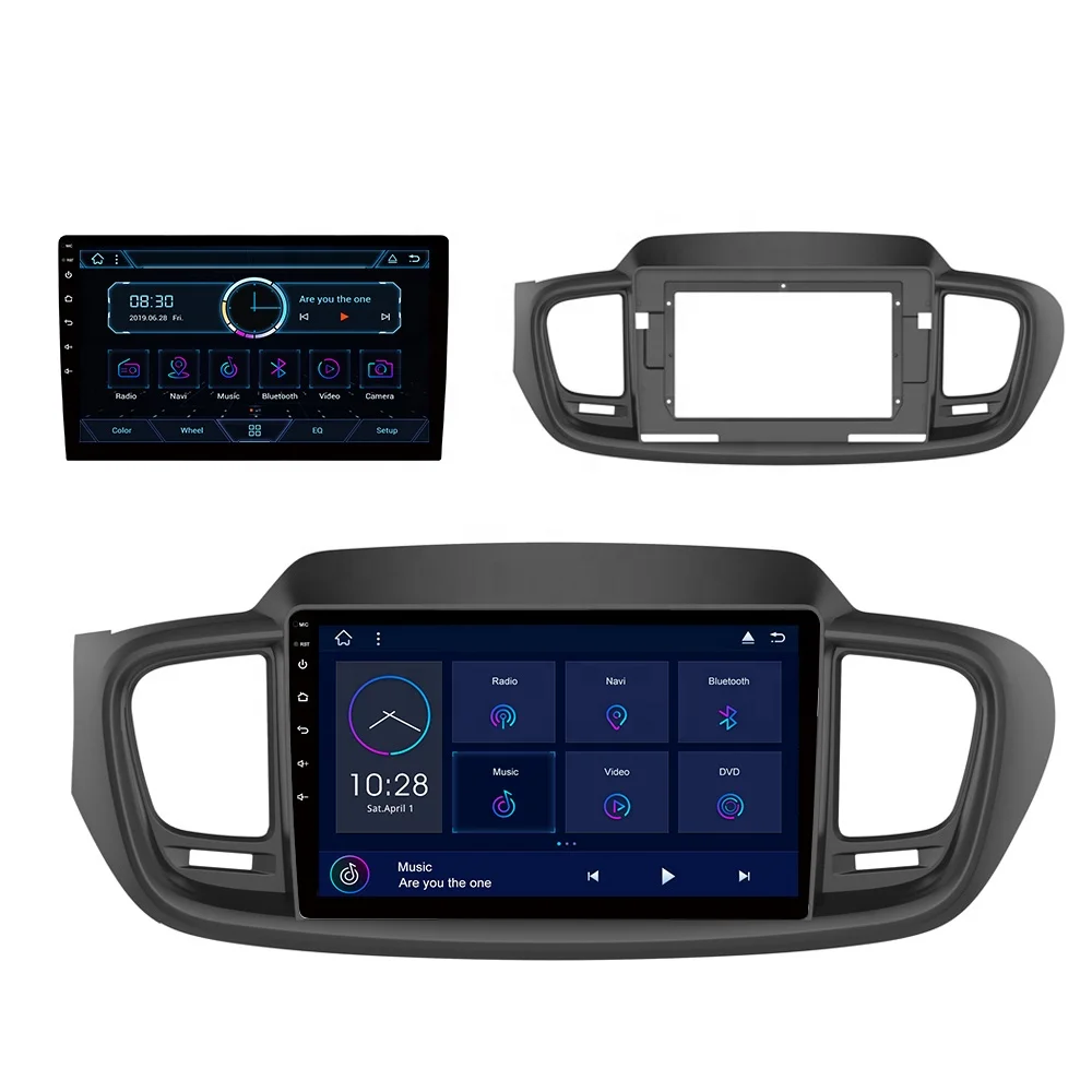 4+64G Car Stereo PX6 with BT For KIA Sorento 9 inch Touch Screen GPS Navigation Android Multimedia Radio  Stereo Player