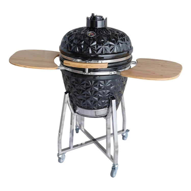 High Quality Portable Charcoal Barbecue Rotating Skewers Kamado Outdoor Ceramic Bbq Grill
