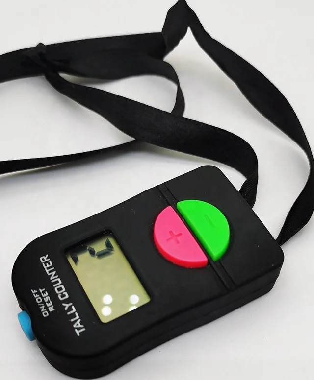 2021 newly factory wholesale electronic digital tally counter led clicker tasbih muslim for count