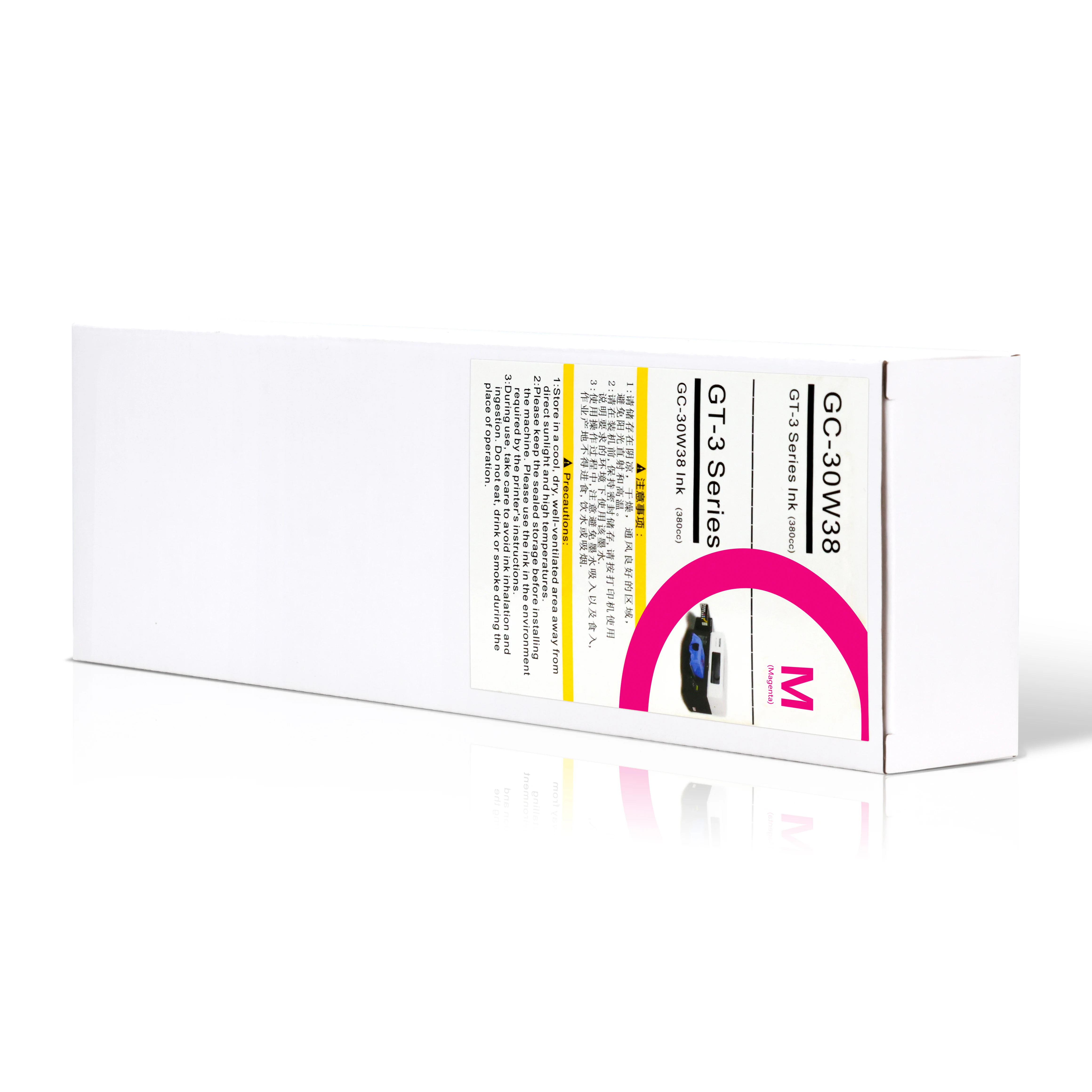 Xcellent High quality 380ml 5 Colors DTG bag ink Textile Ink For Brother GT381 GT341GT361 DTG Printer