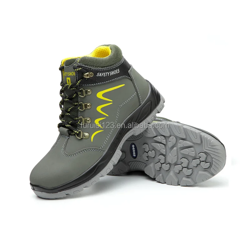 Custom water resistant Steel toe work shoes hiking men microfiber anti slip anti puncture sport sneaker work safety shoes