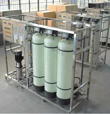 Manual/Auto Control Industrial alkaline RO 500Lph  FRP tank Water Treatment Plant RO Filter Water Purified Drinking  Systems
