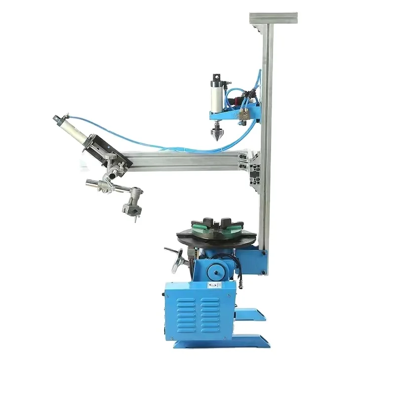 Horizontal Welding Turntable 50Kg Welding Positioner With Torch Holder