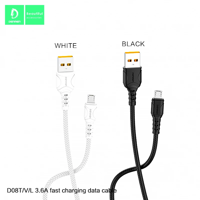 Factory direct price low quality and good quality PVC fast charging data cable 1M length