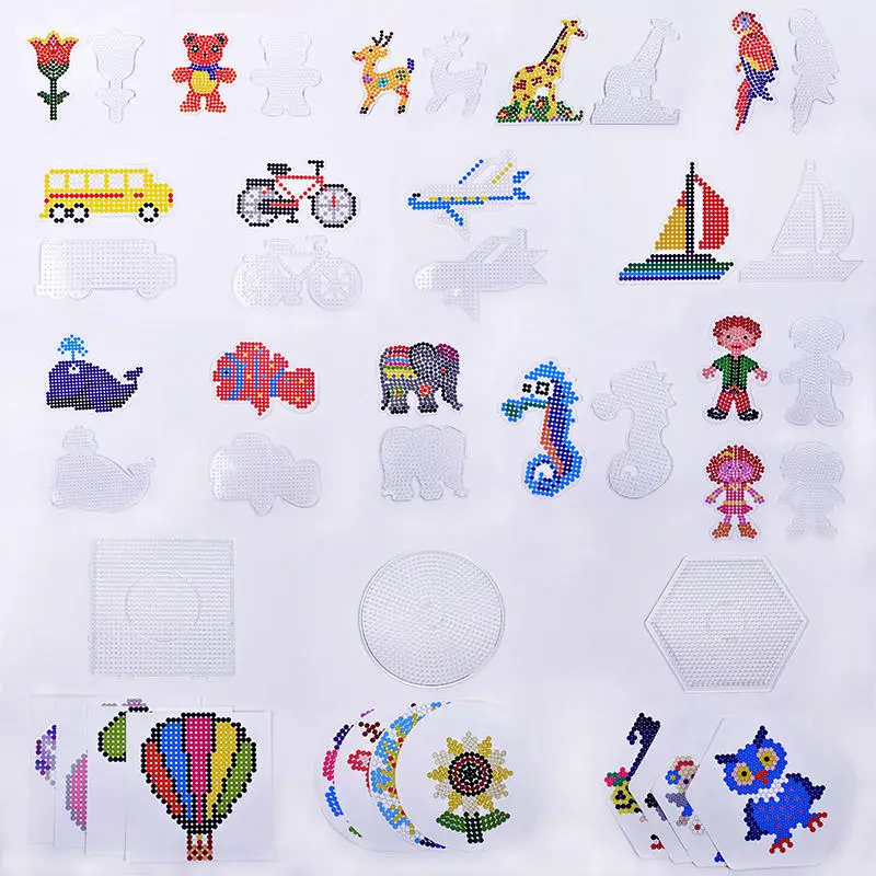 Wholesale Fuse Beads Multi Color Diy Craft Fuse Perler Beads Kit Children Handmade Fuse Beads Kit