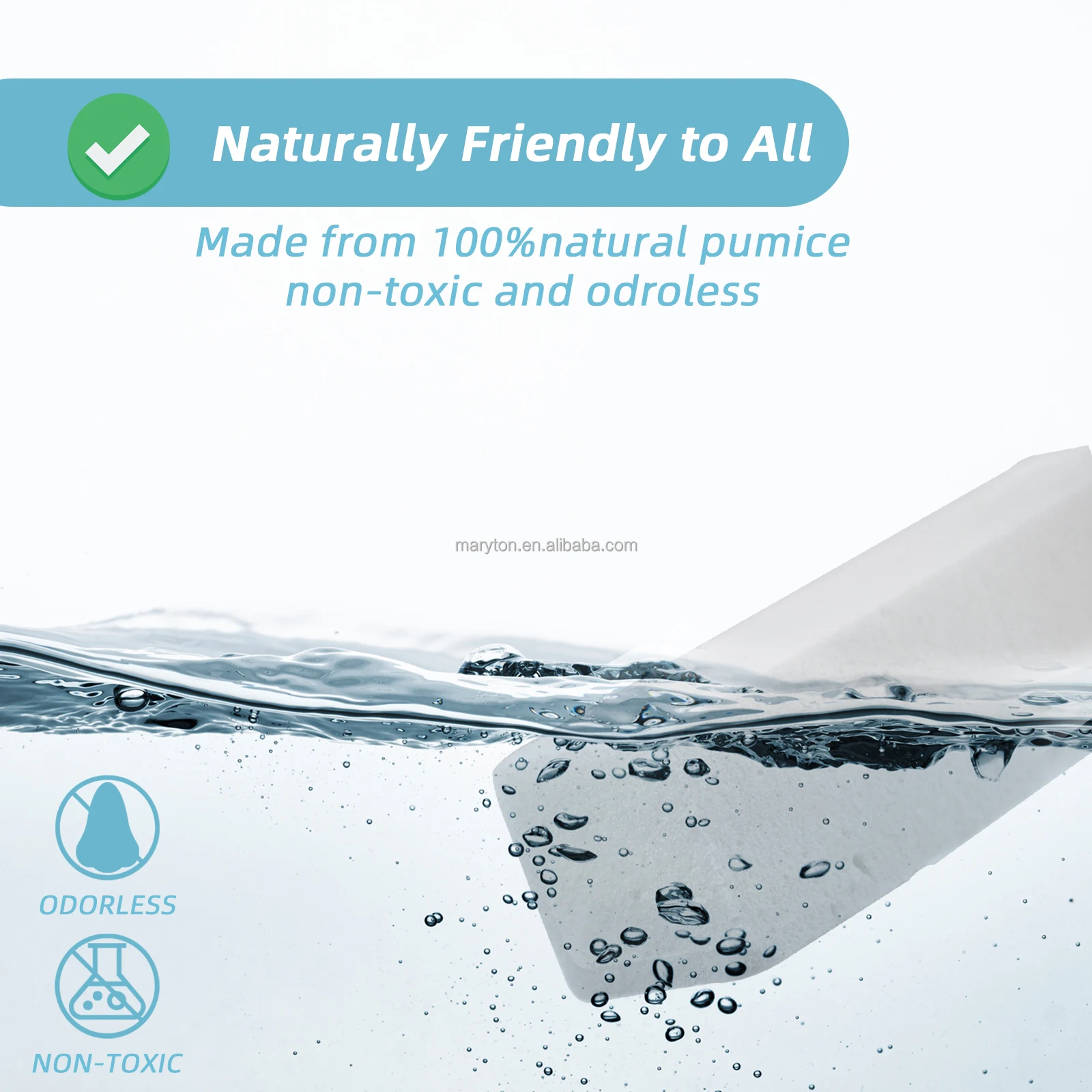 Environmentally Friendly Durable Practical Toilet Tile Toilet Cleaner Cleaning Tool Pumice Toilet Brush