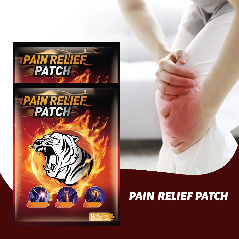 hot sale tiger hot pain relief balm patch muscle knee joint ache pain relief patch oem odm