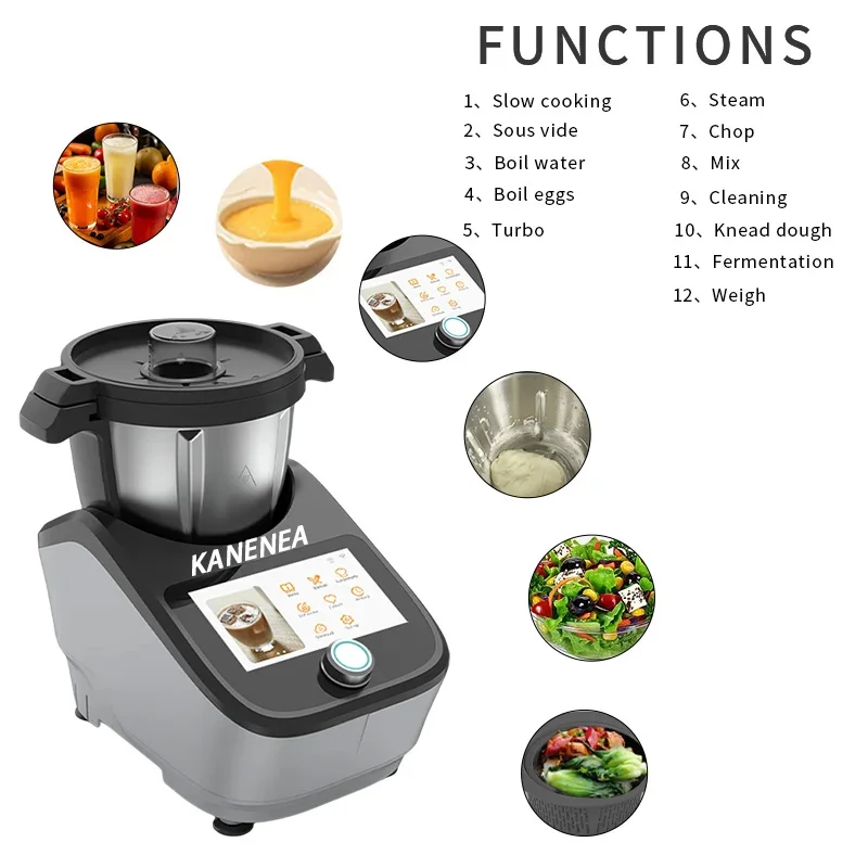 KANENEA Versatile Dicing, Mincing, Slicing, and Chopping Function Food Machine