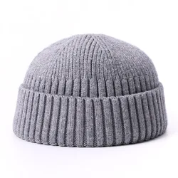 Ready to Ship Winter High Quality Knitted Melon Skin Cap Baby Beanies