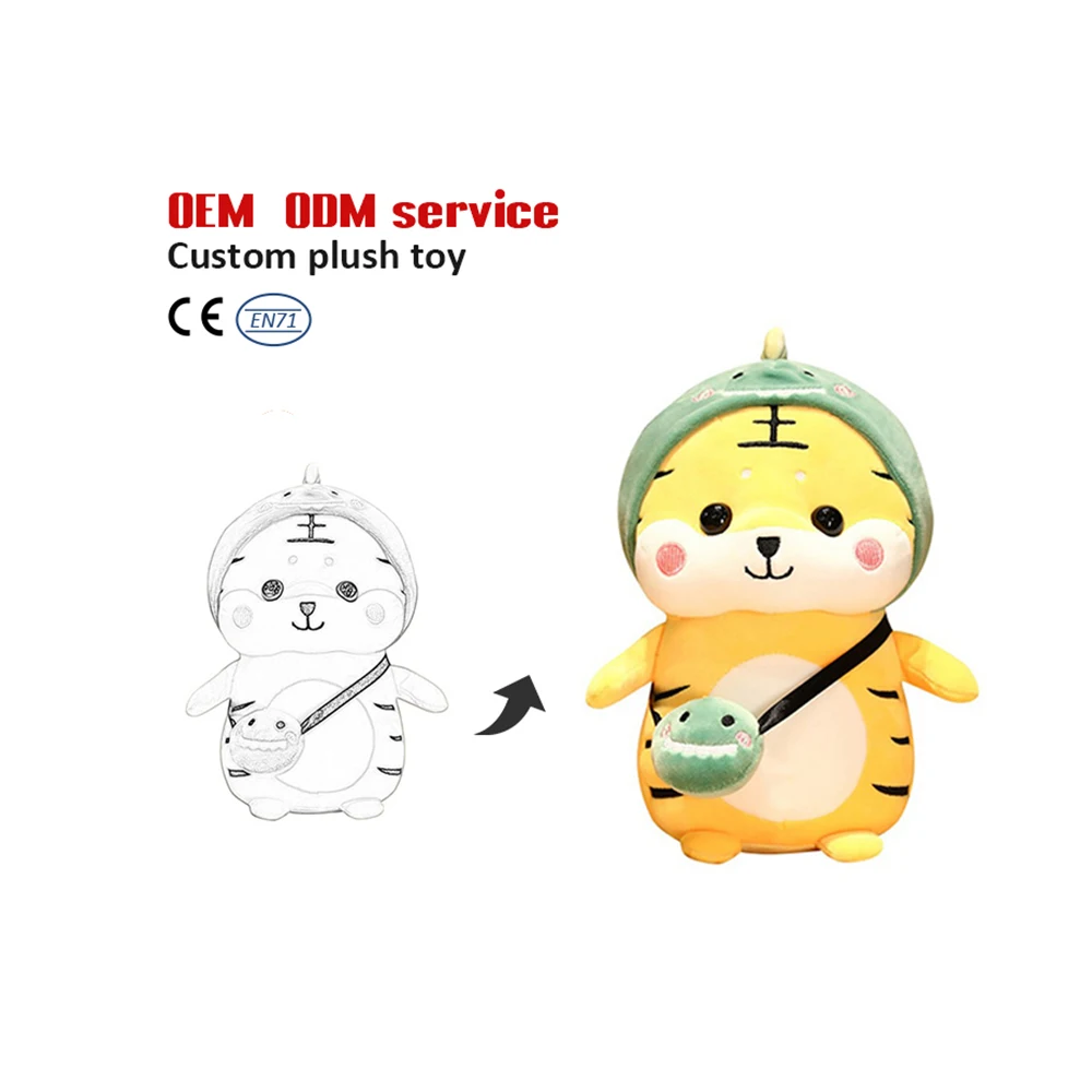 Custom Made Mascot Plush Toy OEM ODM Soft  Anime Cartoon Stuffed Animals Plushies Kawaii Doll Manufacturer