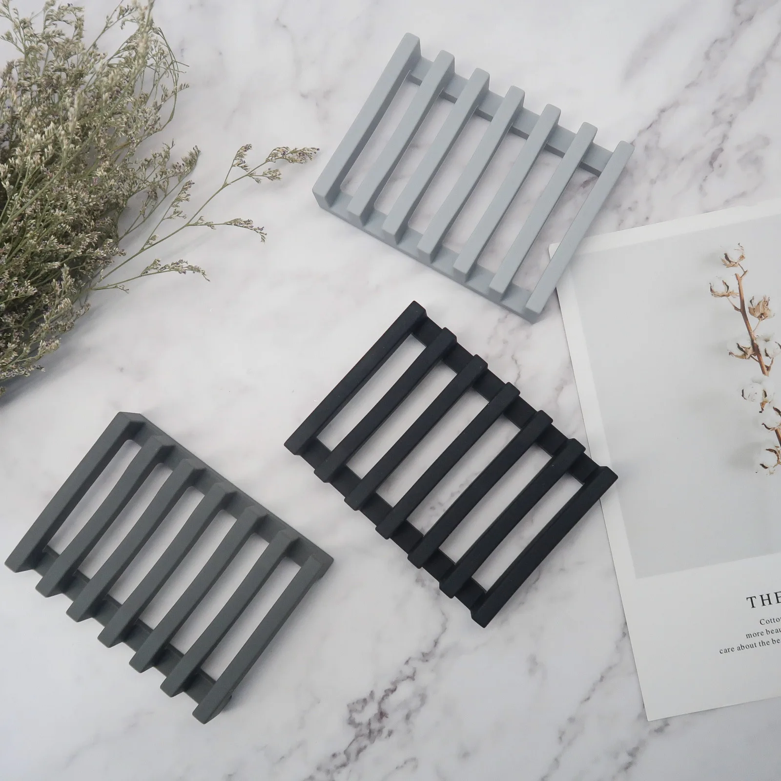 Лидер продаж, силиконовые мыльницы специального дизайна, слив экологически чистые пластиковые мыльницы, посуда для ванной комнаты