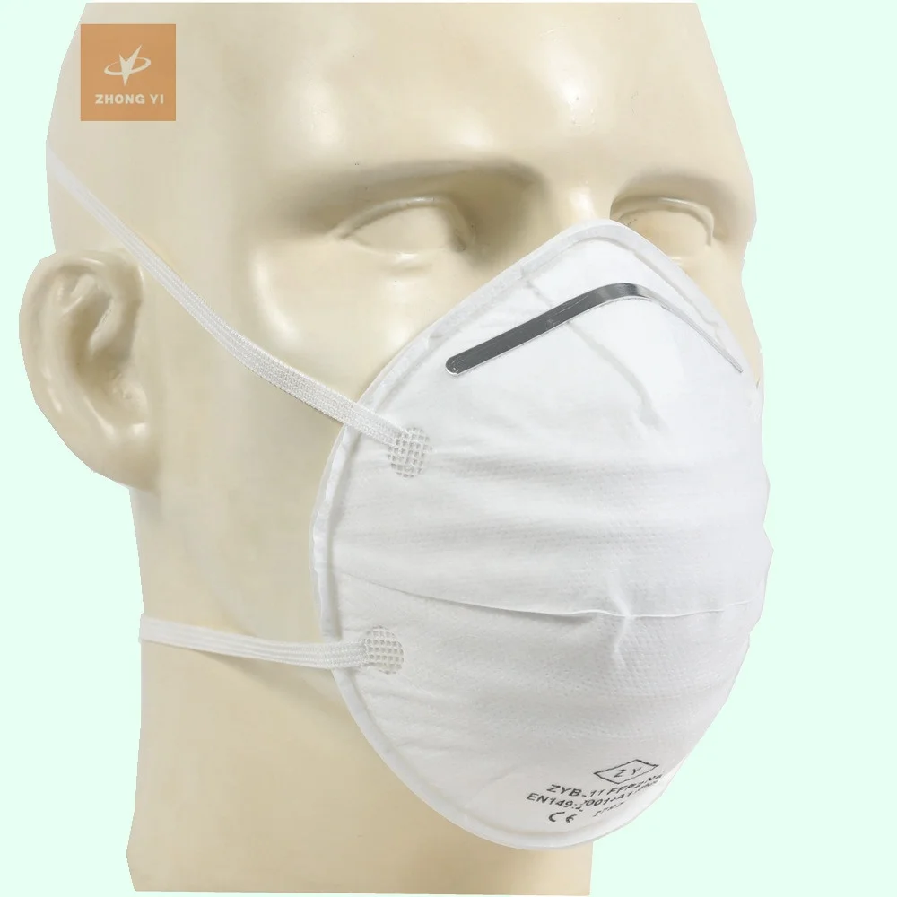 EN149:2001 Disposable CE FFP2 dust mask from White list Manufacturer