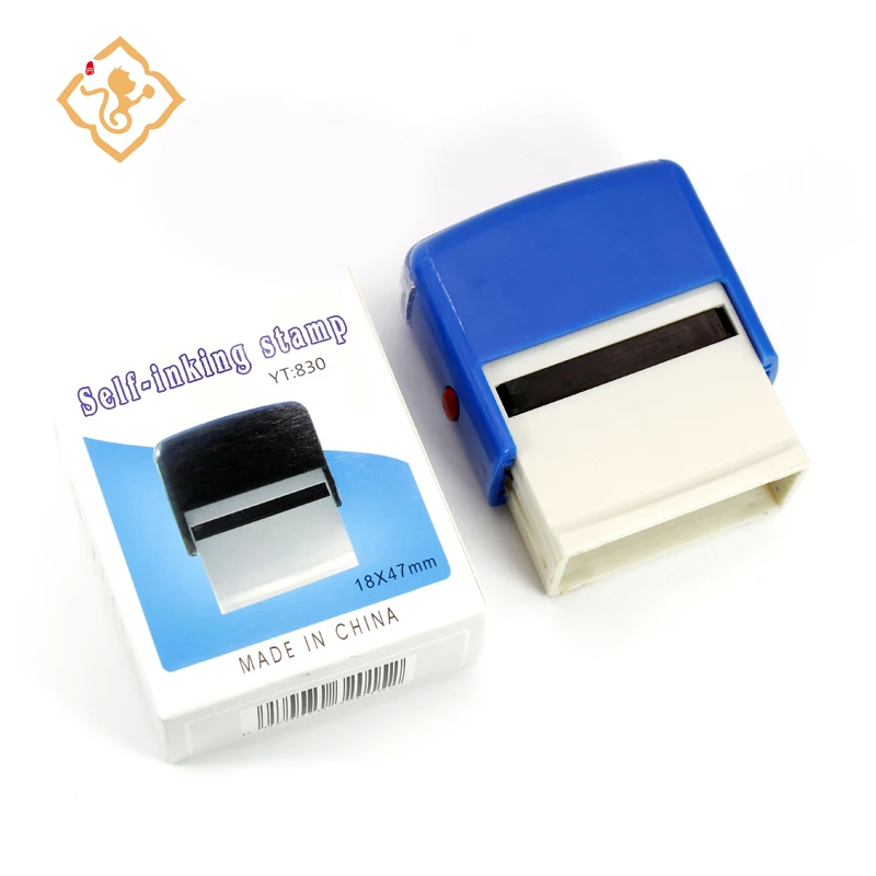 Wholesale High Quality Custom Small or Big Size Rubber Seal Stamp Personal Logo Stamp Office Self Inking Stamp