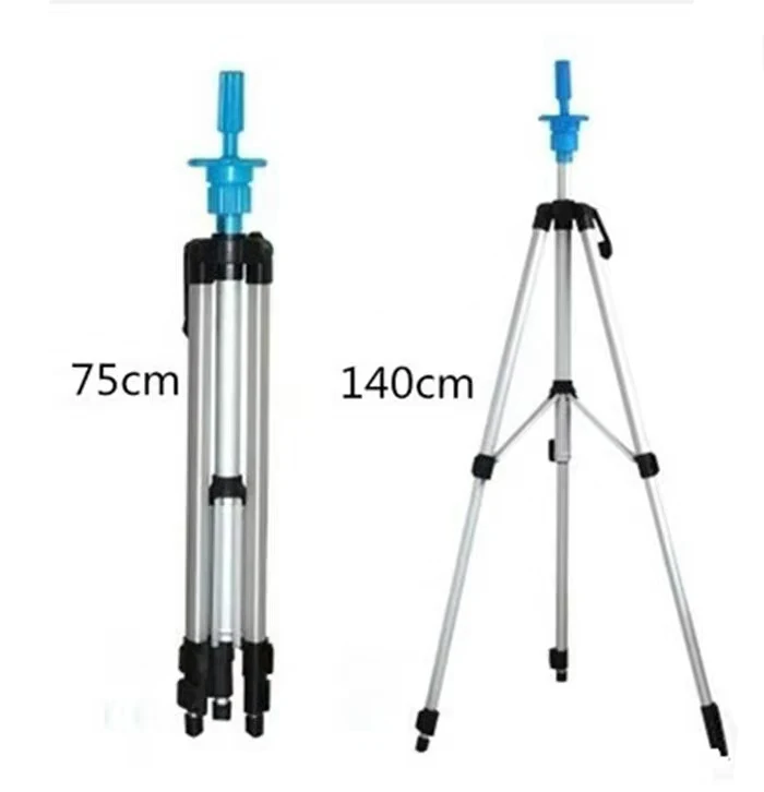 Tripod Stand for Canvas Block Head Adjustable Wig Head Stand Holder for Cosmetology Hairdressing Training Practice Wig Stand