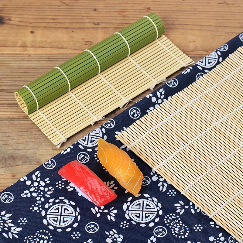 EXW  Eco-friendly green  bamboo sushi mat